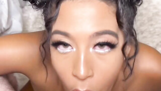 Ebony Gets Banged Raw and Face Fucked On Tinder Date