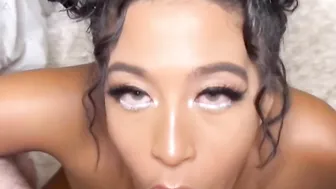 Ebony Gets Banged Raw and Face Fucked On Tinder Date