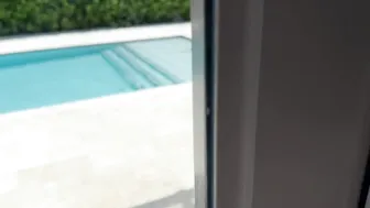 Nasty British Slut Enjoys a Raw Fucking From The Pool Boy