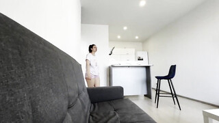 Filthy Step Sister Seduces Brother During Movie Night