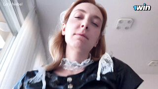 Taught a hot maid how to cook a cream pie - Loly Nebel