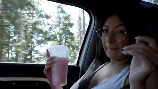 Latina Step Sis Swallows My Cum In The Great Outdoors