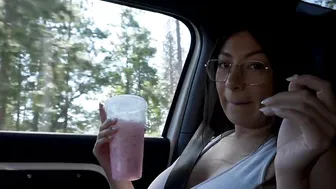 Latina Step Sis Swallows My Cum In The Great Outdoors