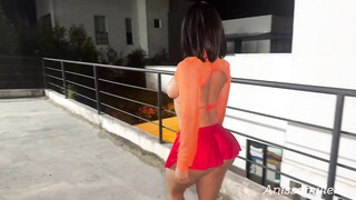 Dirty Brunette's Big Ass Craves Cock and Gets It