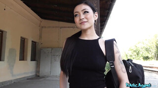 Japanese Girl Fucked Raw In Public Train Station