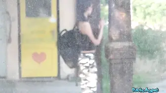 Japanese Girl Fucked Raw In Public Train Station